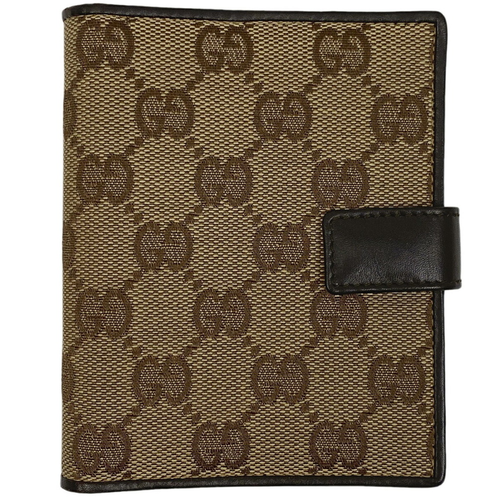 GUCCI GG pattern notebook cover book brown